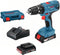 Bosch Professional GSB 18V-21 Accu klopboor-/schroefmachine - Met 2x 18V accu - Incl. koffer