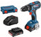 Bosch Professional - GSB 18V-28 - Cordless Combi Driver - Battery & Case Set