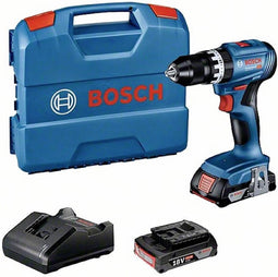 Bosch Professional GSB 18V-45 Accu klop-/schroefboormachine 18V 2.0Ah in Koffer - 06019K3302