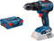 Bosch Professional GSB 18V-55 Accu klop-/schroefboormachine 18V Basic Body in L-Boxx - 06019H5303