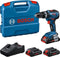 Bosch Professional GSB 18V-55 Accu klop-/schroefboormachine 18V ProCore 4.0Ah (3x) in L-Case - 0615A5002V