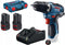 Bosch Professional GSR 12V-35 Accuboormachine - Met 2x 12V accu (3.0 Ah) en lader - Incl. koffer
