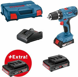 Bosch Professional GSR 18V-21 Accuboormachine - Met 3 x 18 V (2.0Ah) accu en lader