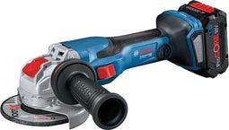 Bosch Professional GWX 18V-15 C Haakse slijper - BITURBO - Met 2x 18V accu (8.0 Ah) en lader - in L-Boxx