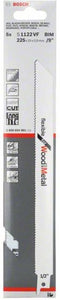 Bosch - Reciprozaagblad S 1122 VF Flexible for Wood and Metal