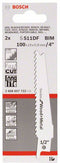 Bosch Reciprozaagblad S 511 DF - FLEXIBLE FOR WOOD&METAL
