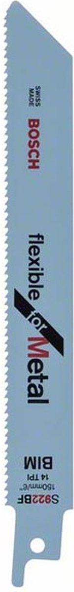 Bosch - Reciprozaagblad S 922 BF Flexible for Metal - 100 stuks