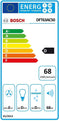 Bosch Serie 4 DFT63AC50 Afzuigkap 360 m³/uur Semi-inbouw (uittrekbaar) Zilver D
