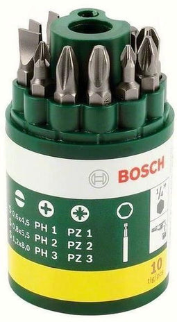 Bosch set schroefbits - 10-delig