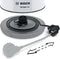 Bosch TWK3P421 DesignLine Waterkoker 1.7L 2400W Wit/Zwart