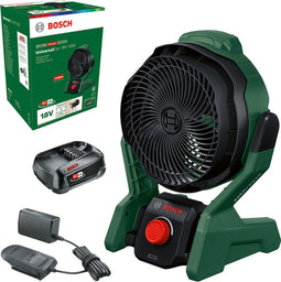 Bosch UniversalFan 18V-1000 accuventilator - 18 V Li-Ion accu (2,5 Ah) en 1-uurslader (AL 18V-20)