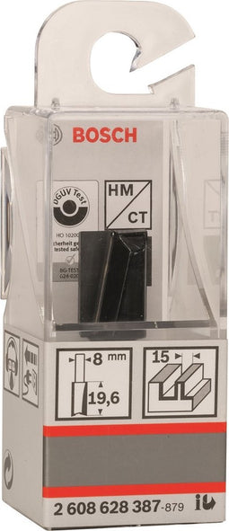 Bosch - Vingerfrezen 8 mm, D1 15 mm, L 20 mm, G 51 mm