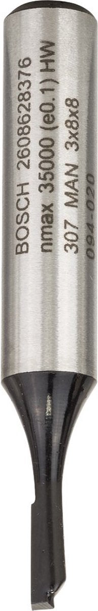 Bosch - Vingerfrezen 8 mm, D1 3 mm, L 8 mm, G 51 mm