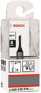 Bosch - Vingerfrezen 8 mm, D1 3 mm, L 8 mm, G 51 mm