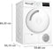 Bosch WTH83202FG - Serie 4 - Wasdroger - Warmtepompdroger - NL/FR display - Energielabel A++