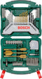 Bosch X-Line borenset - 70-delig - Titanium Plus Serie - Voor hout, metaal en steen
