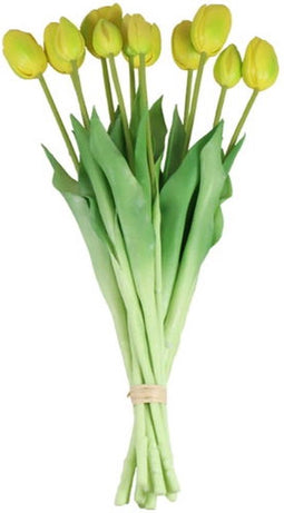 Bosje kunst tulpen de boet 12x, geel