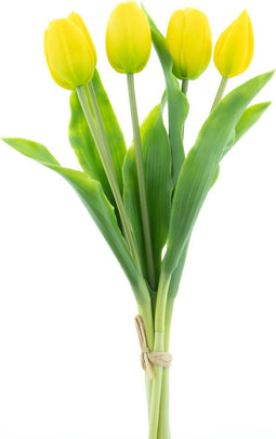 Bosje kunst tulpen Holland Sally X5 yellow 36 cm