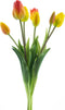 Bosje kunst tulpen Sally x7 yellow/orange 47 cm