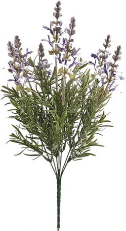 Bosje kunstbloemen lavendel 38 cm, lila