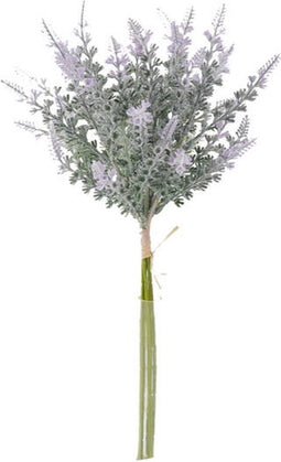 Bosje kunstbloemen lavendel 38 cm, paars