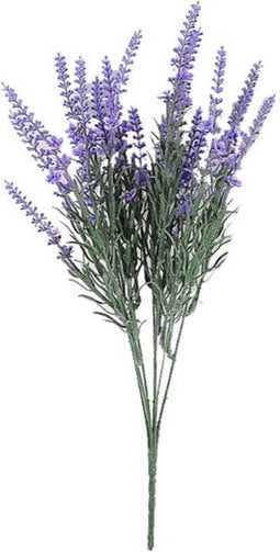 Bosje kunstbloemen lavendel 45 cm, paars