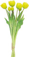 Bosje Tulpen Tulp Duchesse geel kunstbloem