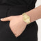 BOSS HB1502715 BREATH Dames Horloge - Mineraalglas - Staal - Goudkleurig - 34 mm breed - Quartz - Vouw/Vlindersluiting - 5 ATM (douchen)