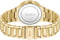 BOSS HB1502715 BREATH Dames Horloge - Mineraalglas - Staal - Goudkleurig - 34 mm breed - Quartz - Vouw/Vlindersluiting - 5 ATM (douchen)