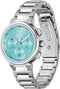 BOSS HB1502763 ONE Dames Horloge - Mineraalglas - Staal - Zilverkleurig - 38 mm breed - Quartz - Vouw/Vlindersluiting - 3 ATM (spatwater)