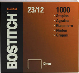 Bostitch nietjes 23-12-1M, 12 mm, verzinkt, voor B310HDS, 00540, HD-23L17, HD-12F