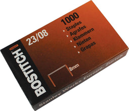 Bostitch nietjes 23-8-1M, 8 mm, verzinkt, voor PHD60, B310HDS, HD-23L17