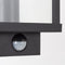 Boston Muurlamp Bewegingssensor Zwart met LED