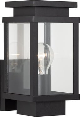 Boston Muurlamp Zwart met LED