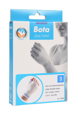 Bota Handpolsbandage 100 + duim wit 3 = 17,5 - 20,5 CM