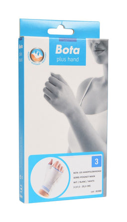 Bota Handpolsbandage 105 + duim wit 3 = 17,5 - 20,5 CM