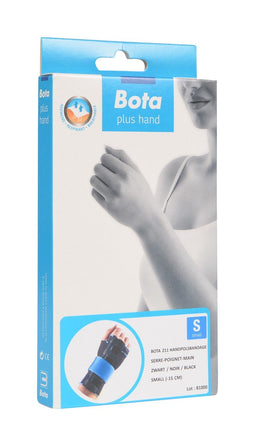 Bota Handpolsbandage 211 zwart SMALL = -15 cm