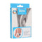 Bota patella bandage sport - (wit en blauw). UNIVERSEEL