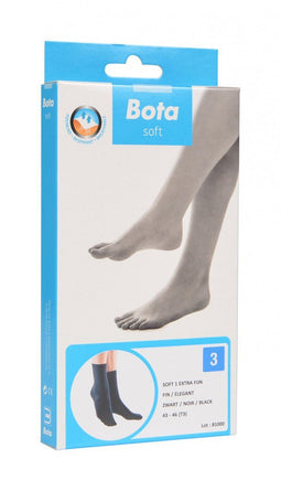 Bota soft 1 extra fijn dames - zwart 43 - 46 (T3)