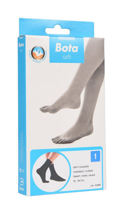 Bota soft 2 klassiek - zwart 35 - 38 (T1)