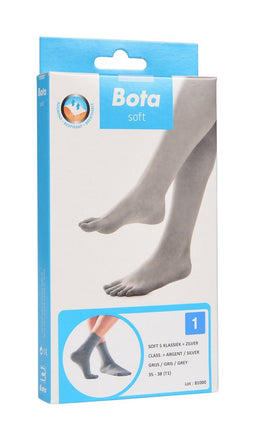 Bota soft 5 klassiek + zilver - grijs 35 - 38 (T1)
