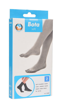 Bota soft 5 klassiek + zilver - zwart 39 - 42 (T2)