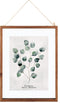 Botanische Poster Set Van 3 Met Lijsten - Groenten Planten Print - Met Passe Partout - 38x48