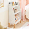 SoBuy KMB47-W - Kinderboekenrek - 3 Opbergvakken - Wit