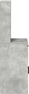 vidaXL - Hoge - kast - Betonnen - Grijs - 40x41x135 - cm - Kunststof - Hout
