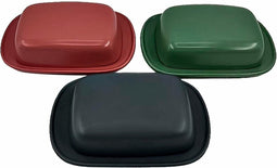 Botervloot DKD Home Decor 19 x 13 x 5 cm Keramiek (3 Onderdelen)