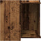 vidaXL - Kattenbakkast - 53x53x51 - cm - bewerkt - hout - oud - houtkleurig