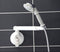 Mobeli® Douchekophouder - Instelbaar - Zwenkarm - Wit