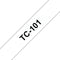 Brother TC-101 - Labeltape - 12 mm - Zwart (1 stuk)