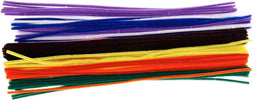 Bouhon neon chenilledraad 50 cm x 6 mm, pak van 200 stuks, assorti